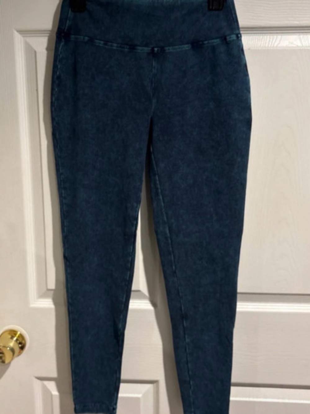 Zenana Outfitters Dark Blue Jeggings - Stretch High-Waist
